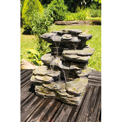 Garten Living Bodenbrunnen Königstein Lafitte aus Harz und Polystein